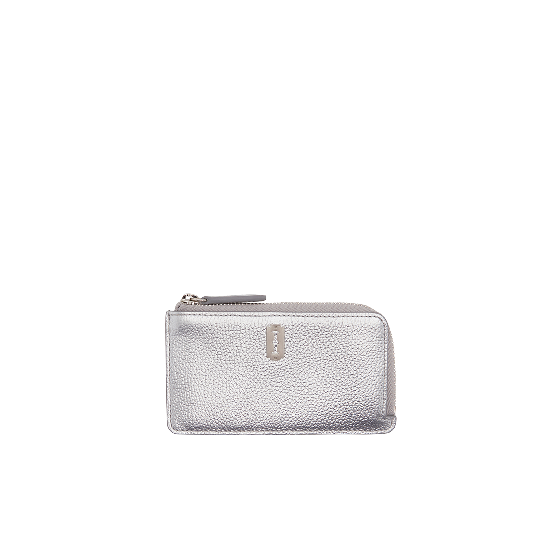 P0000DEO_K vunque Magpie Zipper Card Wallet Flash Silver