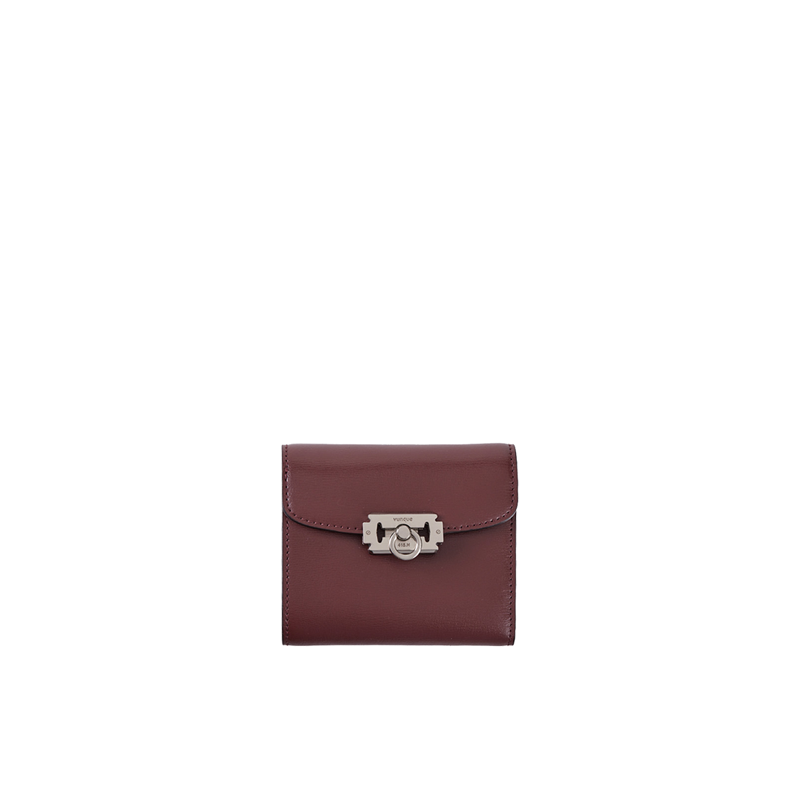 P0000FMQ_K vunque Occam Ring Square Half Wallet Currant Burgundy