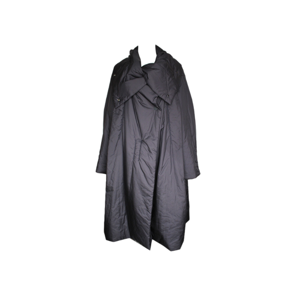 ITTRLW7VOASB Issey Miyake Charcoal Gray Padded Coat 2