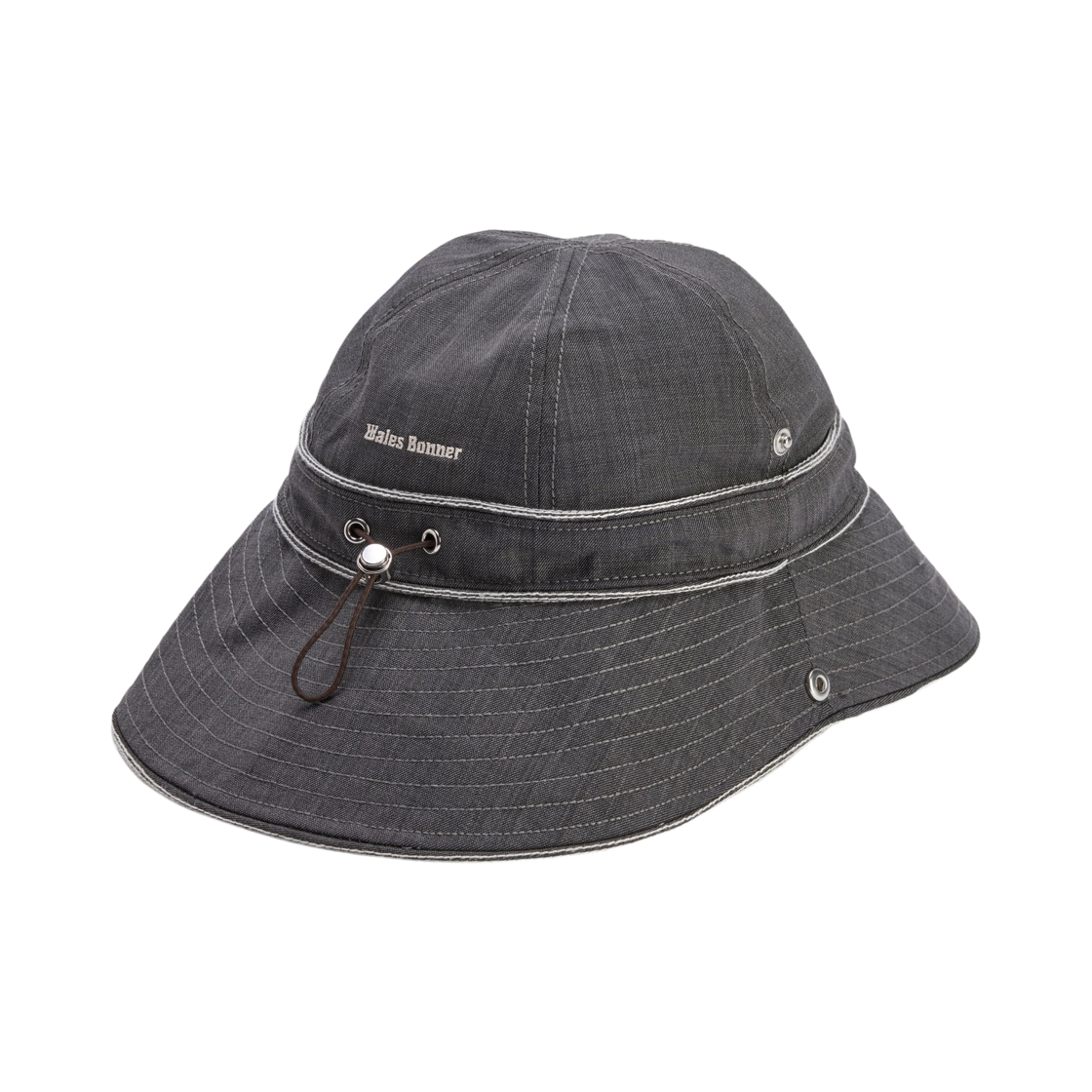 아디다스 x 웨일스 보너 버킷햇 다크 그레이 헤더(Adidas x Wales Bonner Bucket Hat Dark Grey Heather) - 2
