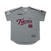 BDNS x LG TWINS 2010s Baseball Jersey Grey (Non Marking Ver.)