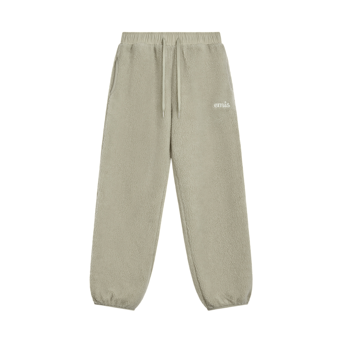 (W) 이미스 플리스 조거 팬츠 베이지((W) Emis Fleece Jogger Pants Beige)