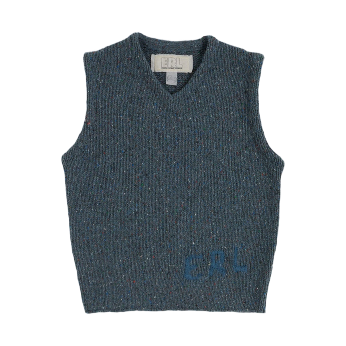 ERL 울 베스트 니트 그레이 블루(ERL Wool Vest Knit Gray Blue)