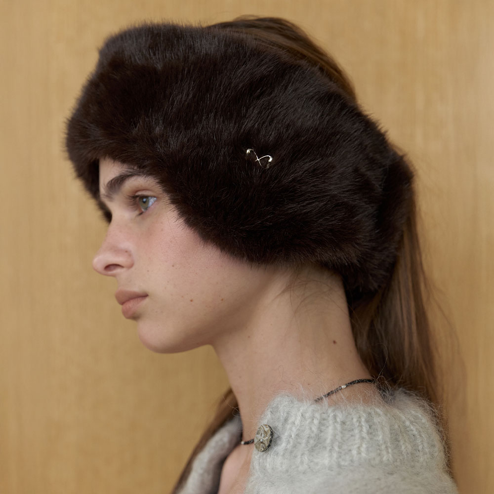 러브미몬스터 몬트 퍼 귀마개 브라운(lovememonster Mont Fur Earmuff Brown) - 2