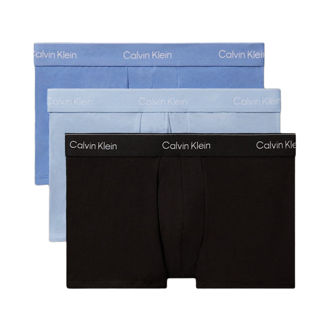 캘빈 클라인 아이콘 코튼 스트레치 3팩 트렁크 멀티컬러(Calvin Klein Icon Cotton Stretch 3-Pack Trunks Multicolor) - 1