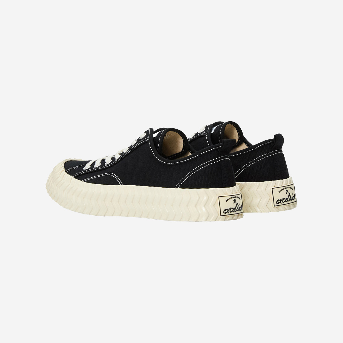 엑셀시오르 2025FW 볼트 레이어 블랙 화이트 스니커즈 남녀공용 사이즈(Excelsior 2025FW Bolt Layer Black White Sneakers Unisex Size) - 4