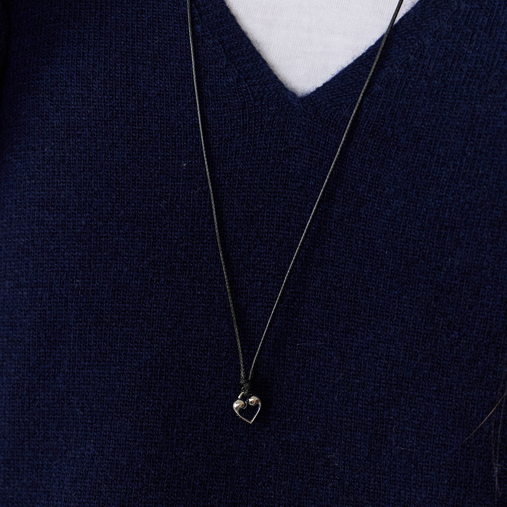 러브미몬스터 미니 몬트 롱 끈 목걸이 실버(lovememonster Mini Mont Long Strap Necklace Silver) - 2