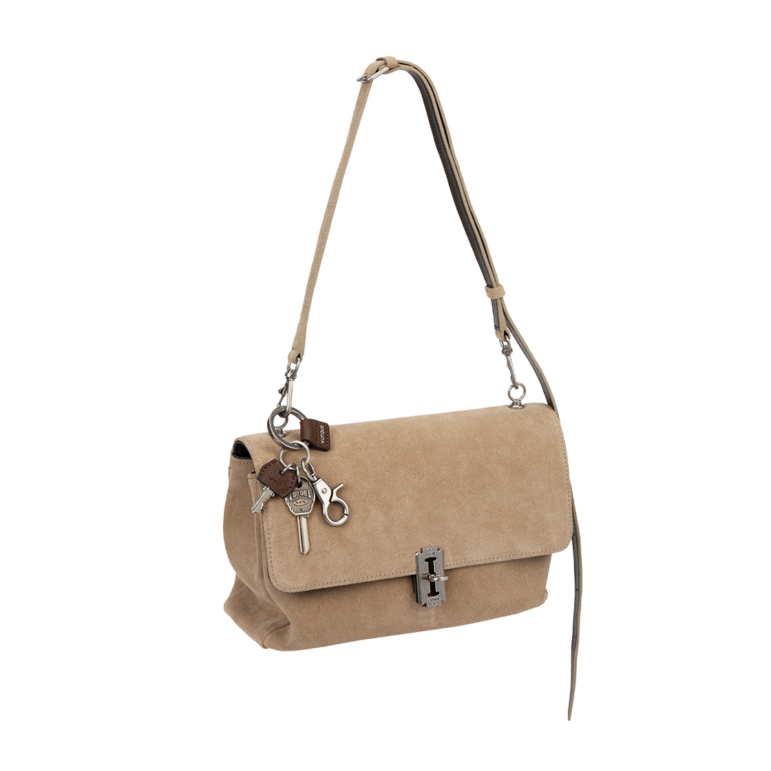 분크 레더 멀티 키 참 브라운(vunque Leather Multi Key Charm Brown) - 2