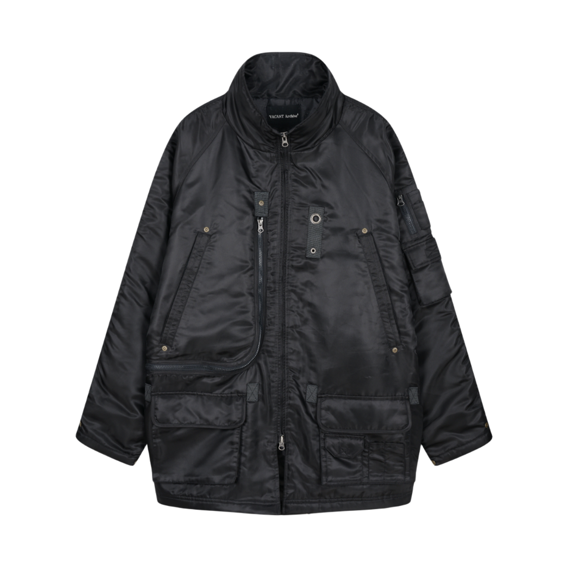 VUV53VJP001BKQQ Vacant Archive Men Peter Military Parka Jumper Black