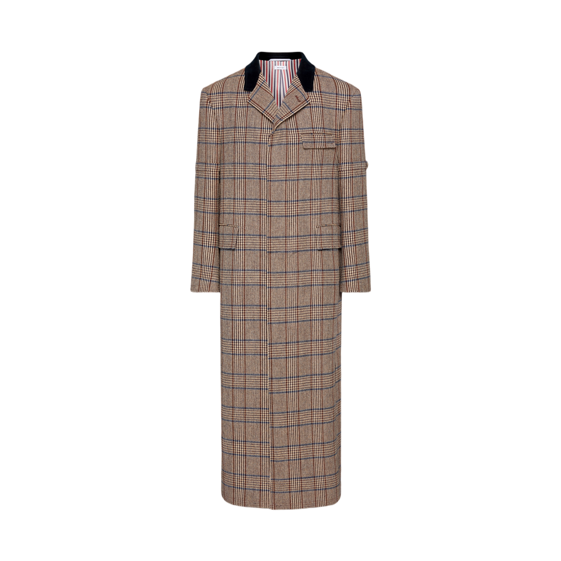 톰브라운 헌팅 트위드 체스터필드 코트 다크 브라운(Thom Browne Hunting Tweed Chesterfield Coat Dark Brown) - 1