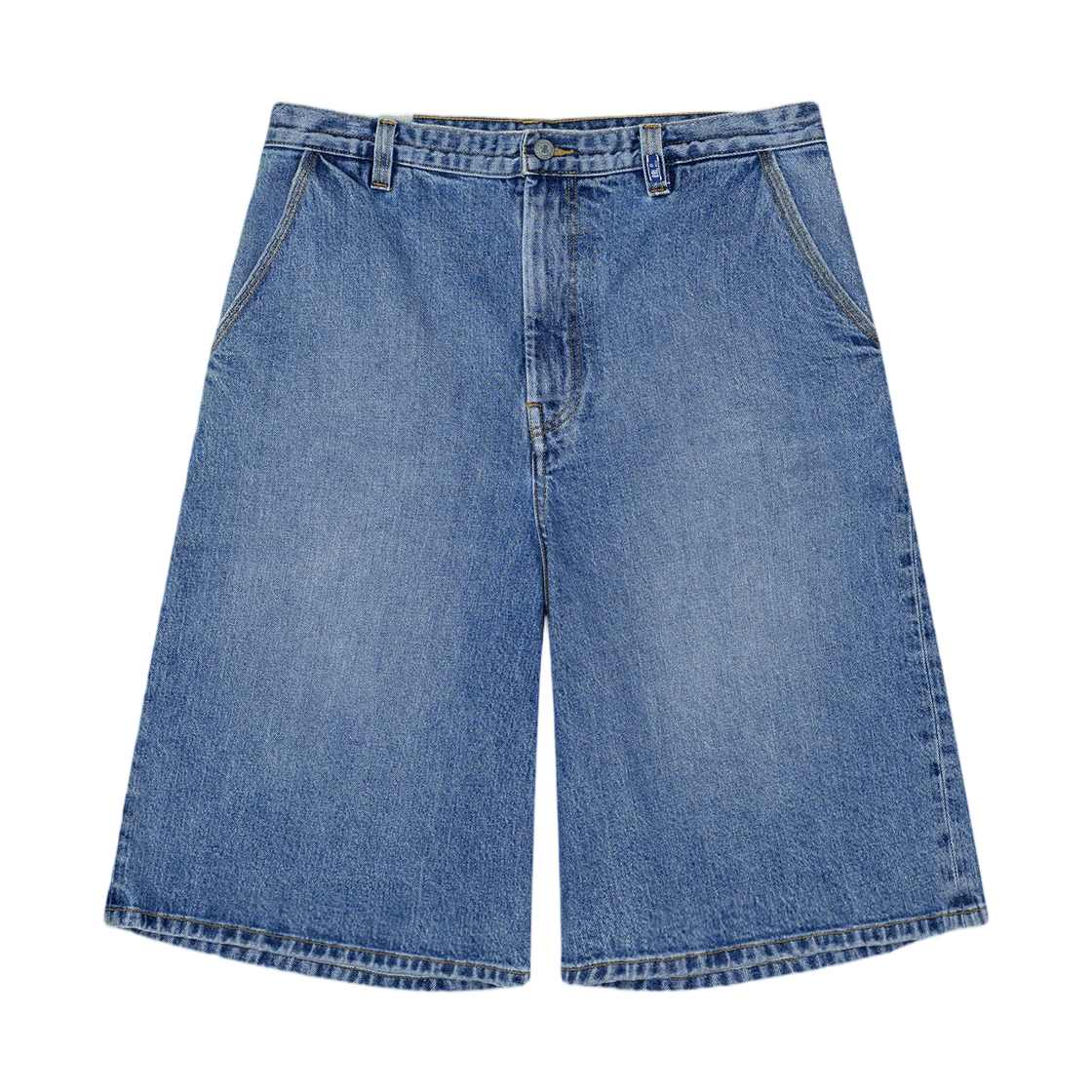 - ERL Denim Boardwalk Shorts Light Blue