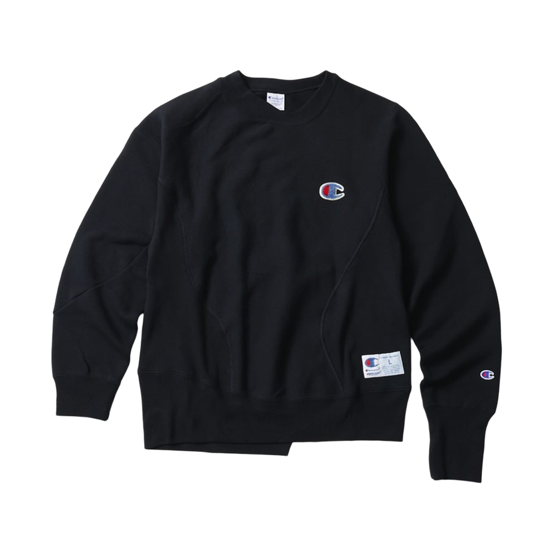 챔피온 x 언더커버 리버스위브 스트럭처드 스웨트셔츠 블랙(Champion x Undercover Reverse Weave Structured Sweatshirt Black)