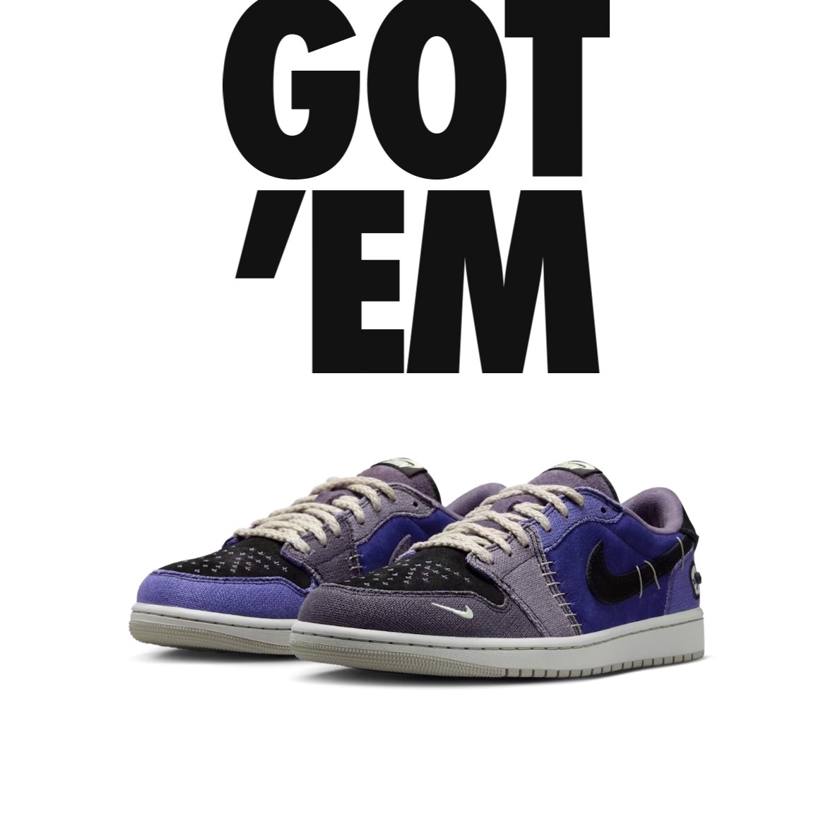 Jordan 1 x Zion Williamson Retro Low OG Regency Purple and Dark Raisin 착용 스타일