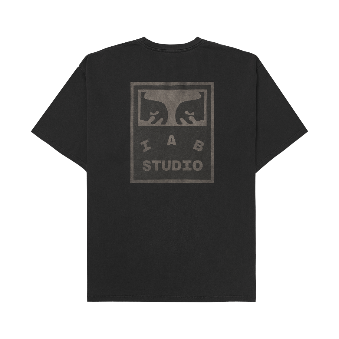 아이앱 스튜디오 x 오베이 아이즈 아이콘 티셔츠 앤트럴사이트(IAB Studio x Obey T-Shirt Eyes Icon Anthracite)