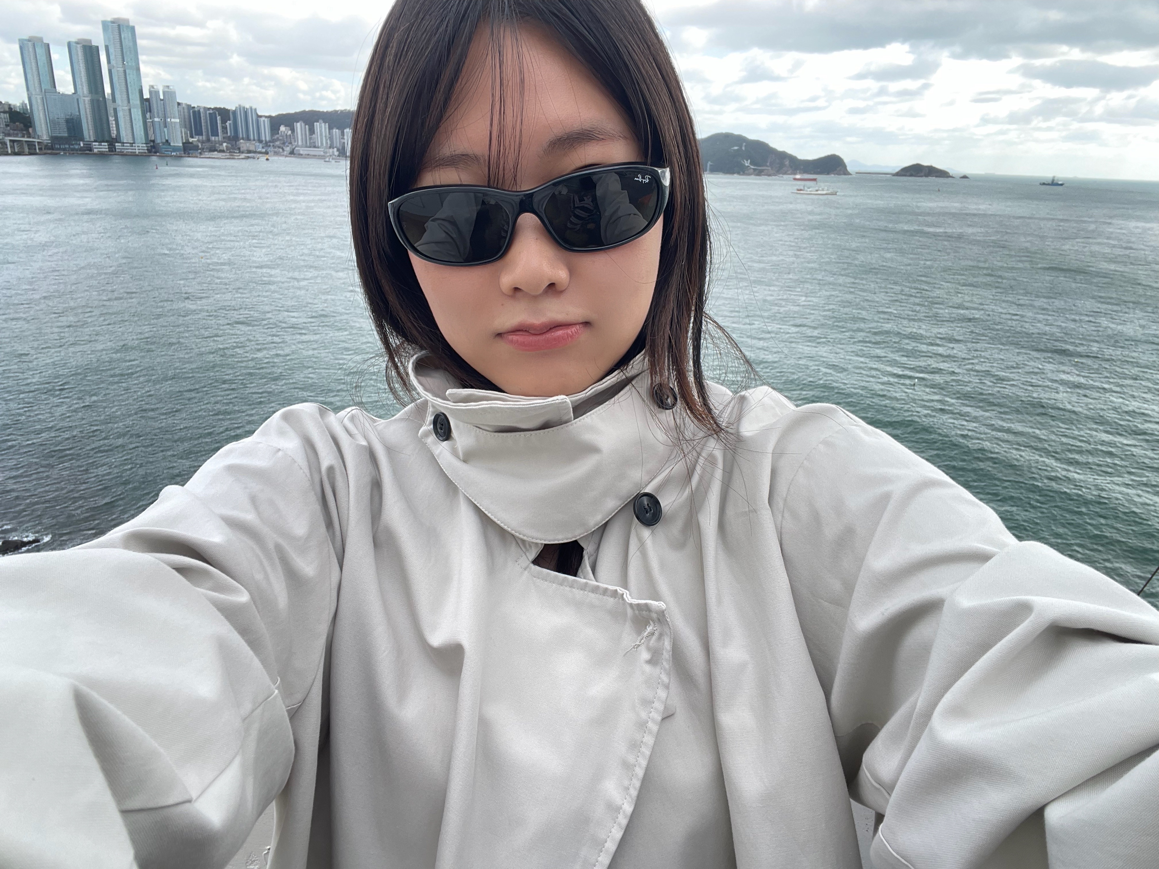 Ray-Ban DADDY-O II Polished Black Frame Green Classic G-15 Lenses 착용 스타일