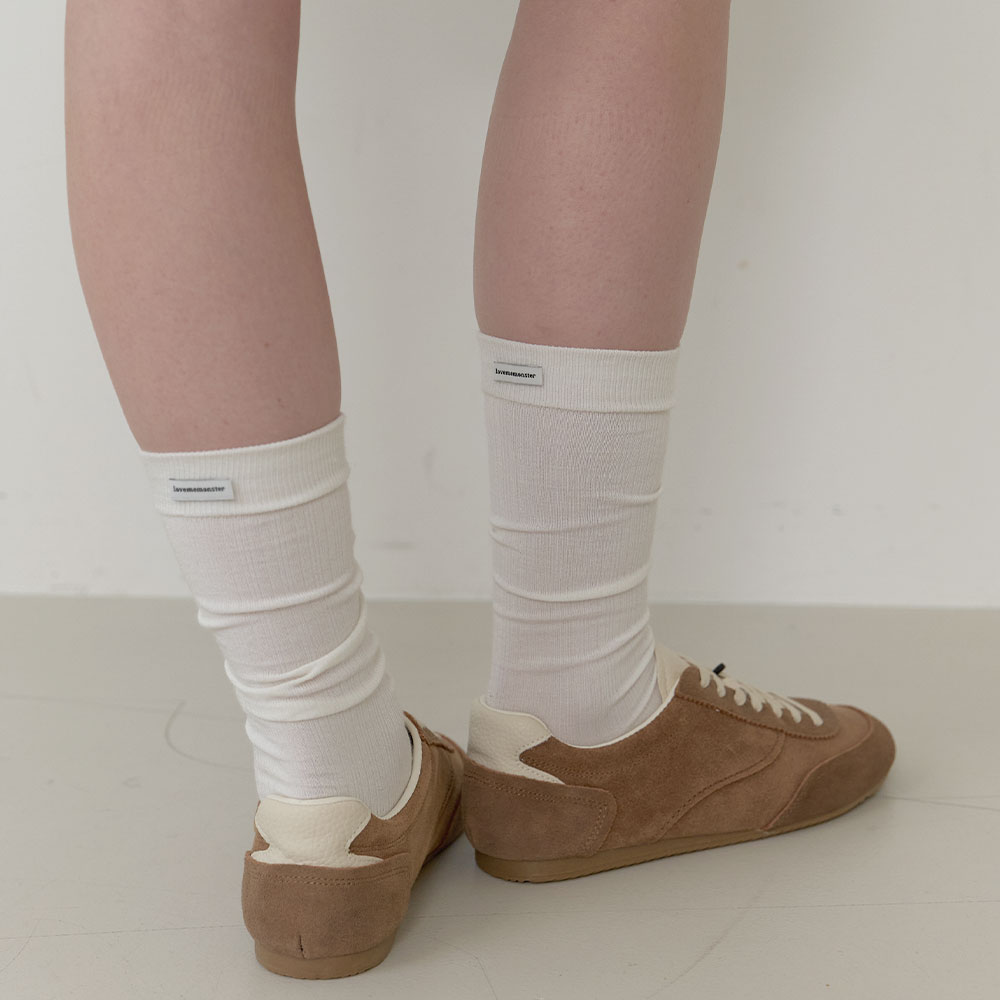 러브미몬스터 파파스 포멀 긴 양말 아이보리(lovememonster Papa'S Formal Middle Socks Ivory) - 3