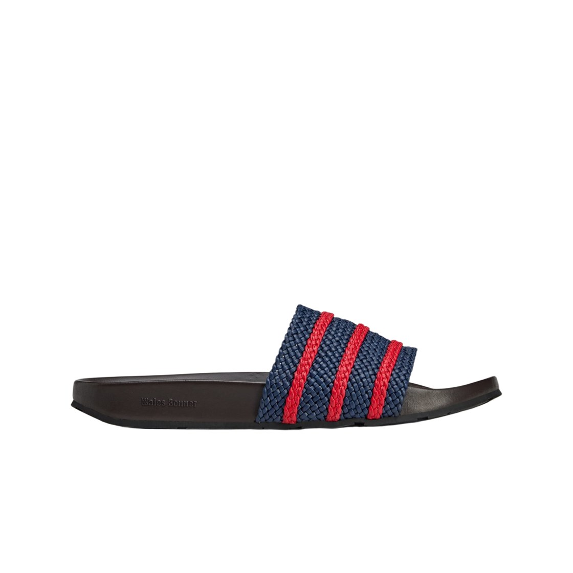 KI3388 Adidas x Wales Bonner Adilette Night Indigo Better Scarlet