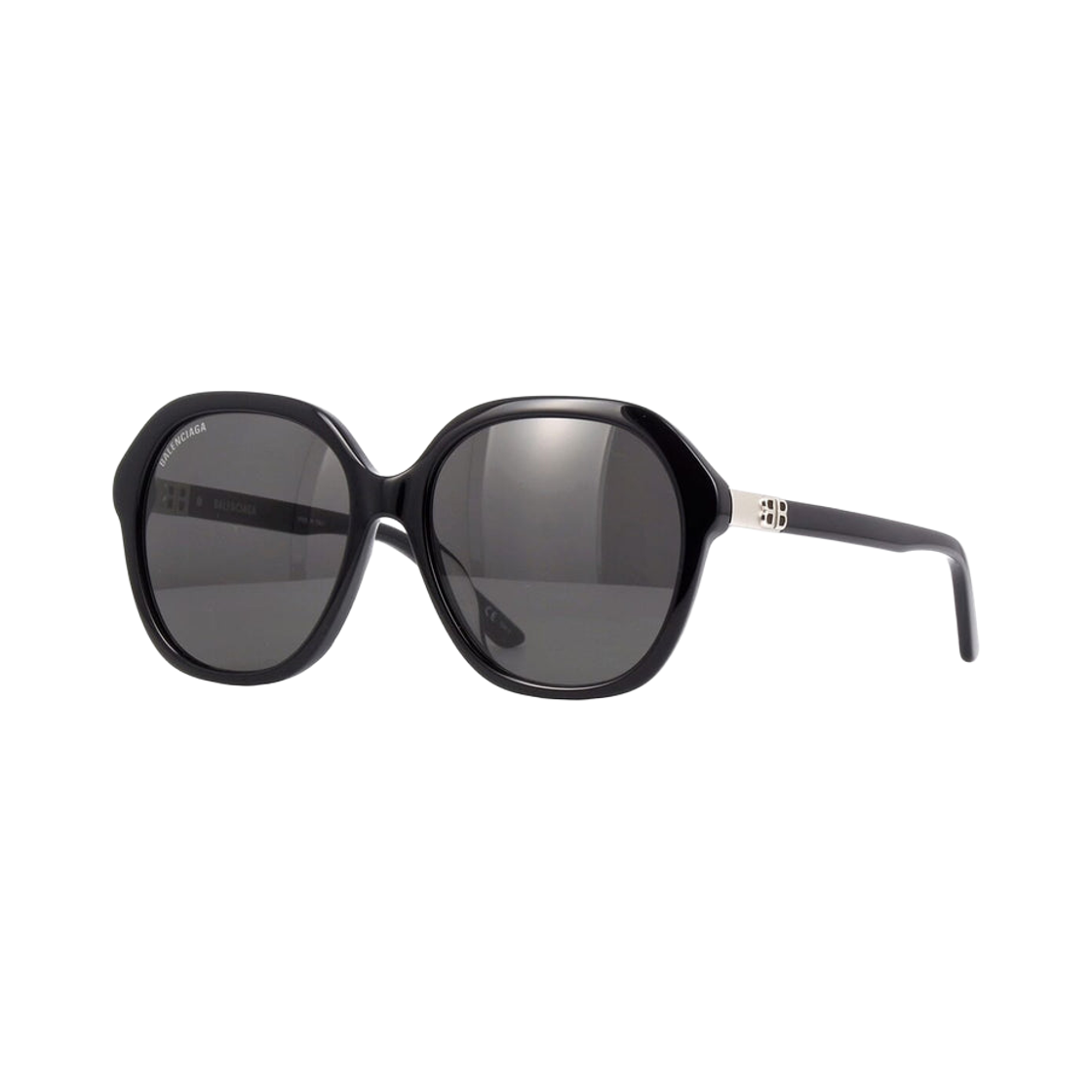 BB0184SA001 (W) Balenciaga Rectangular Sunglasses Black