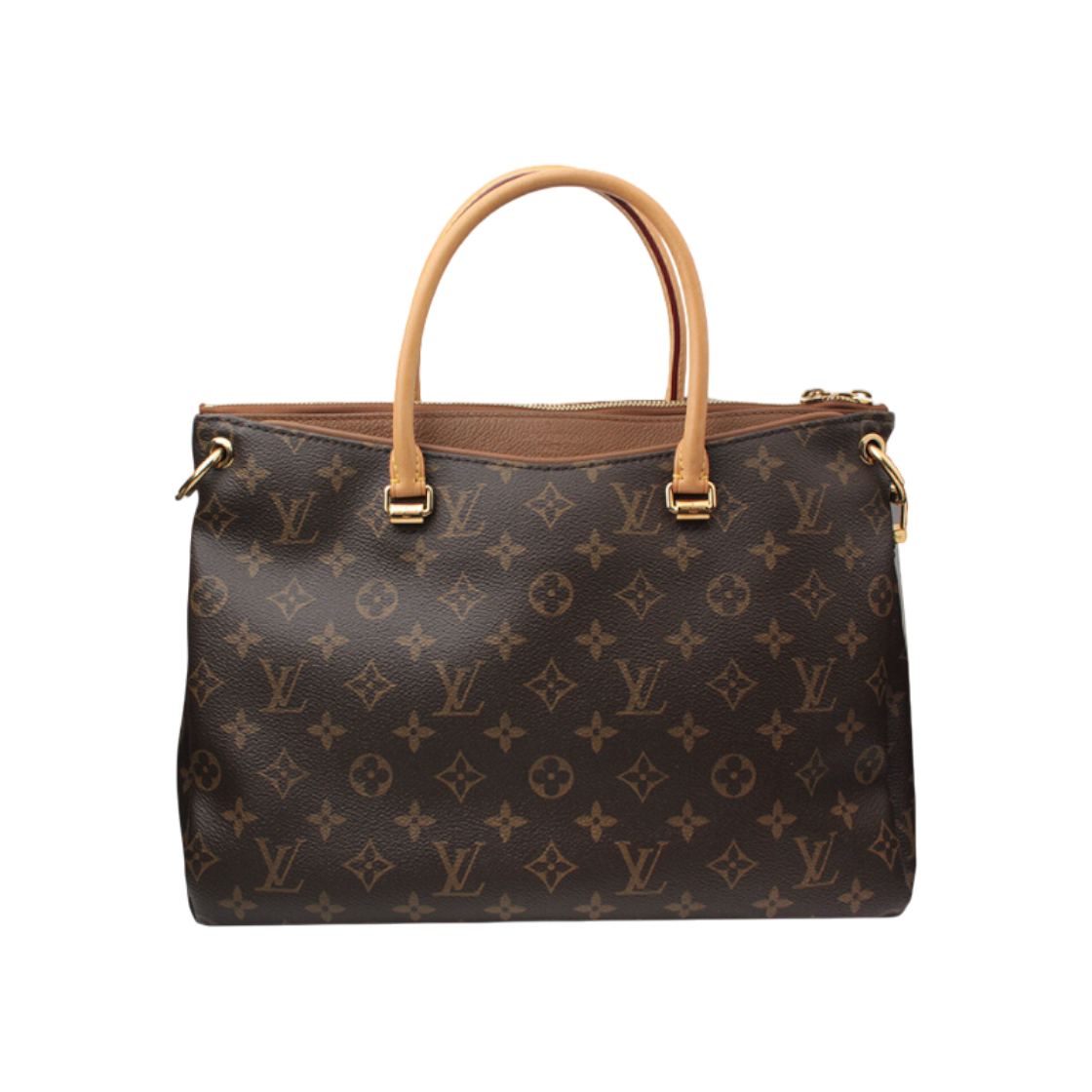 ITATIKPF59KS Louis Vuitton Monogram Palace Brown MM Tote & Shoulder Bag
