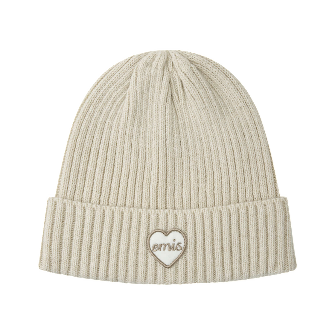 이미스 하트 와펜 비니 베이지(Emis Heart Wappen Beanie Beige) - 1
