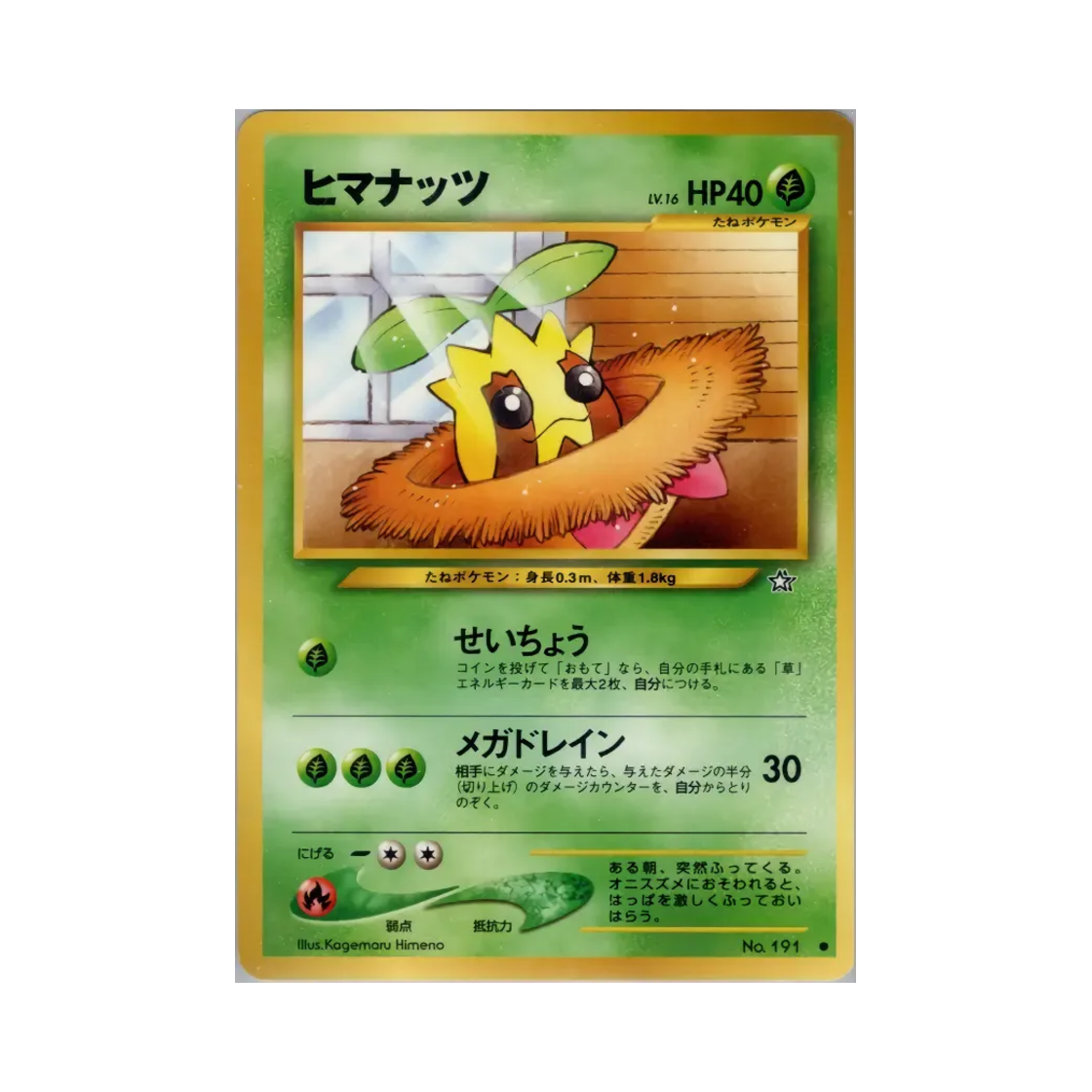포켓몬 TCG 해너츠 C 골드, 실버, 투 어 뉴 월드... (일어판)(Pokemon TCG Sunkern C Gold, Silver, To A New World... (Japanese Ver.)) - 1
