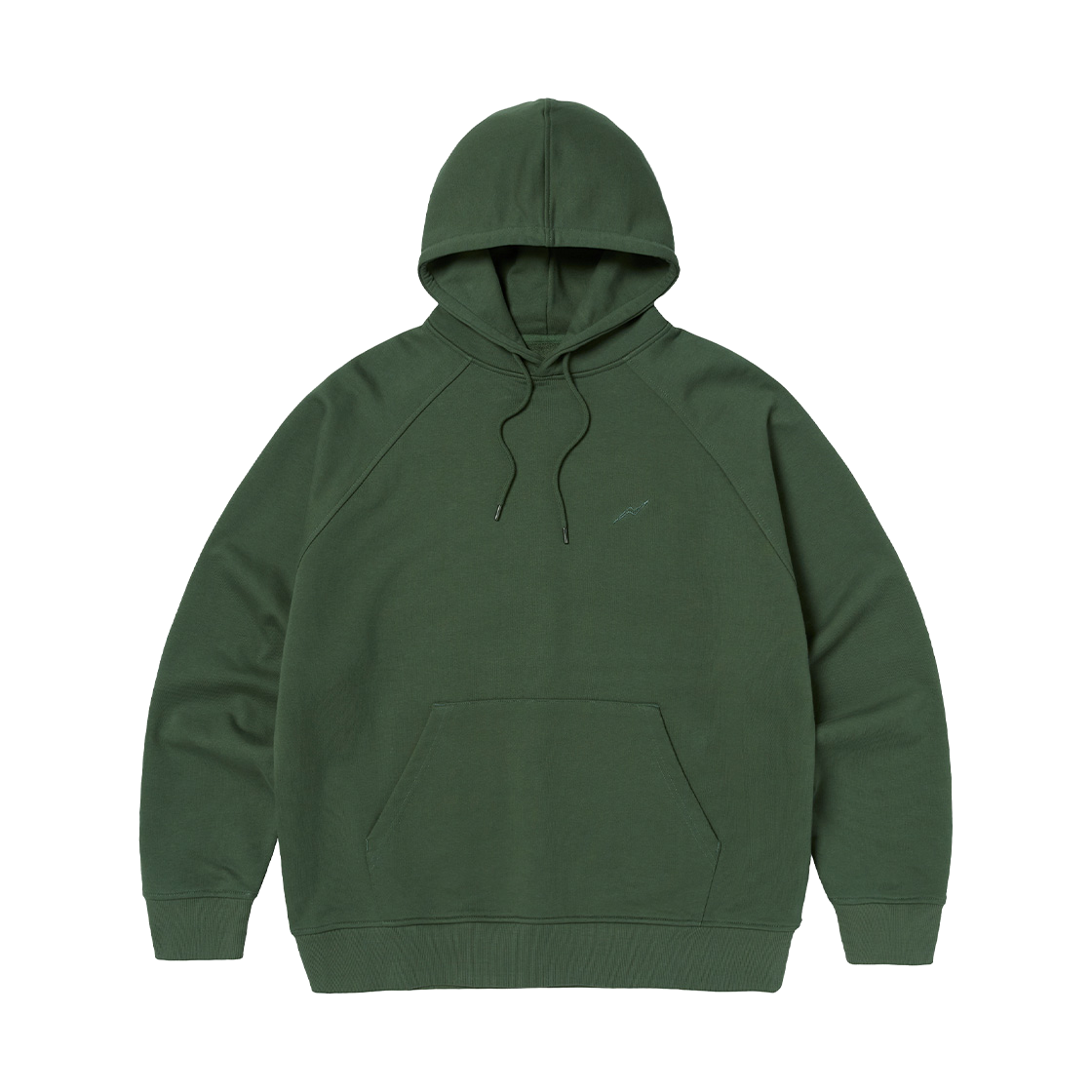 KB3HD1455MGR KALA PATTHAR Kp Signature Back Logo Hoodie Green