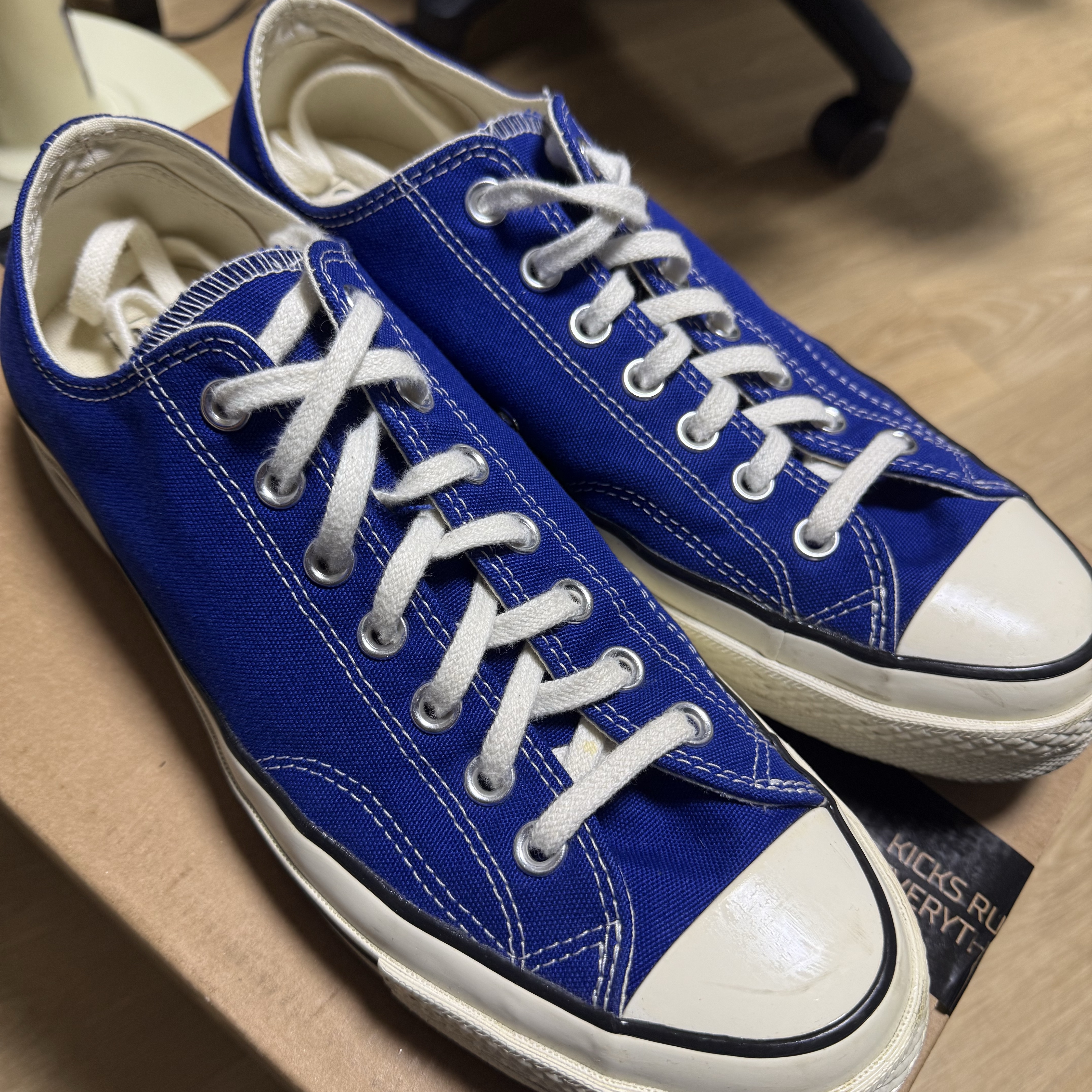 Converse Chuck 70 Ox Vintage Canvas Rush Blue 착용 스타일