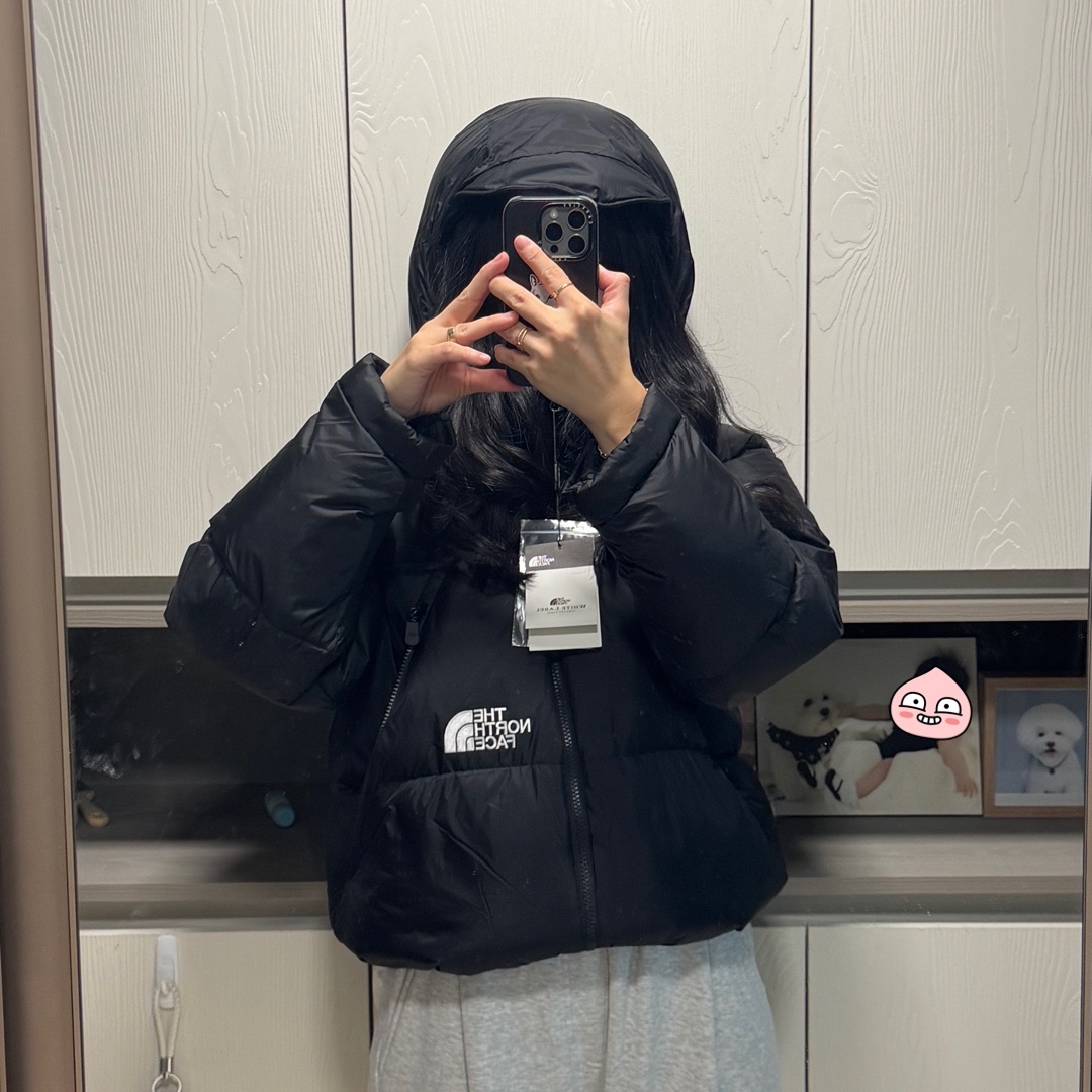 The North Face White Label Project Down Jacket RDS Black - 25FW 착용 스타일 - 1