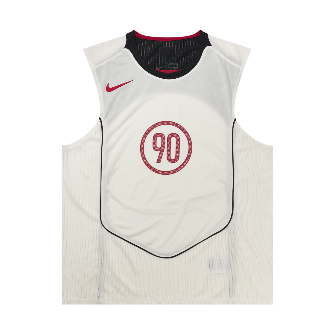 나이키 토탈 90 드라이핏 슬리브리스 풋볼 탑 세일 블랙 - 아시아(Nike Total 90 Dri-Fit Sleeveless Football Top Sail Black - Asia)