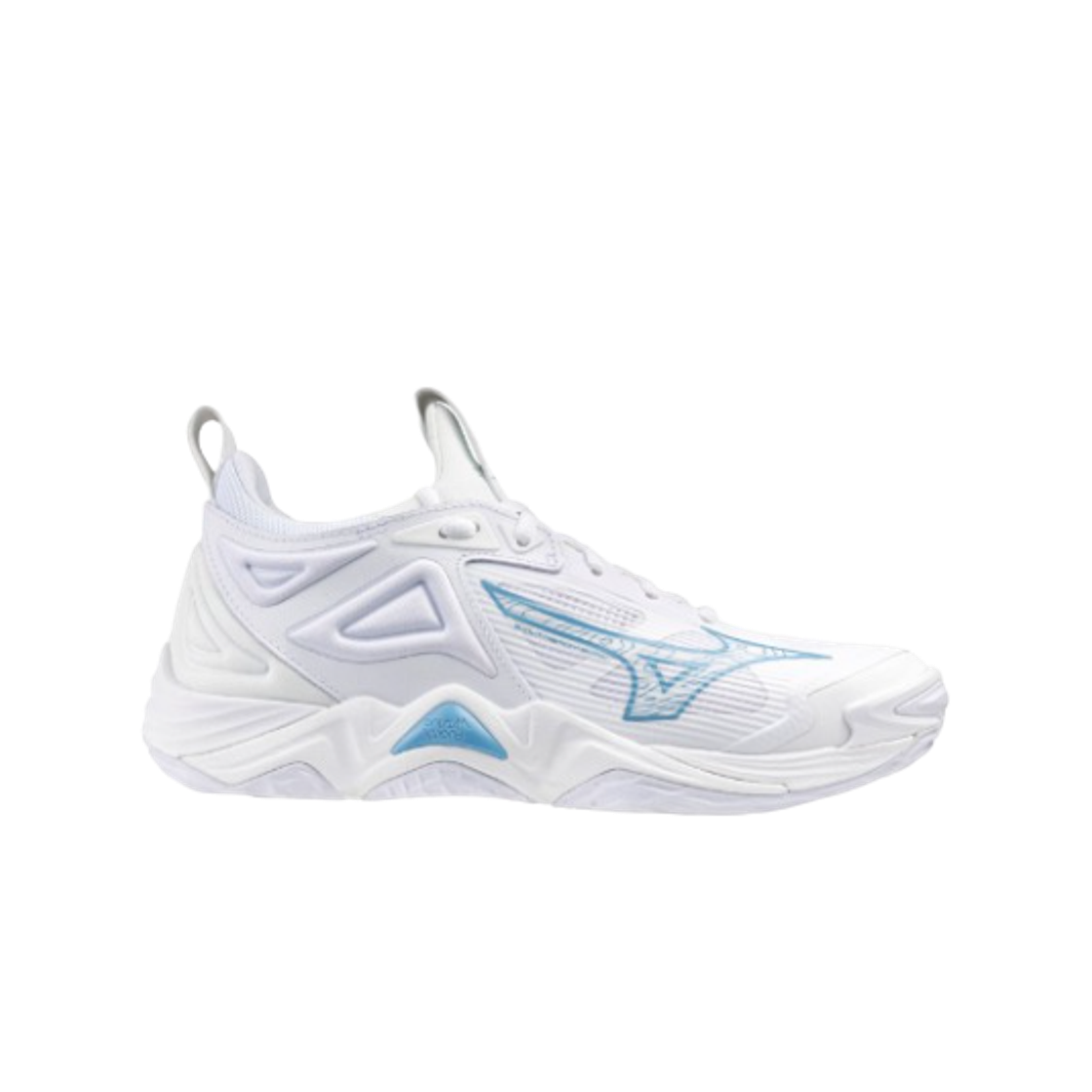 V1GC231209 (W) Mizuno Wave Momentum 3 White Gridge