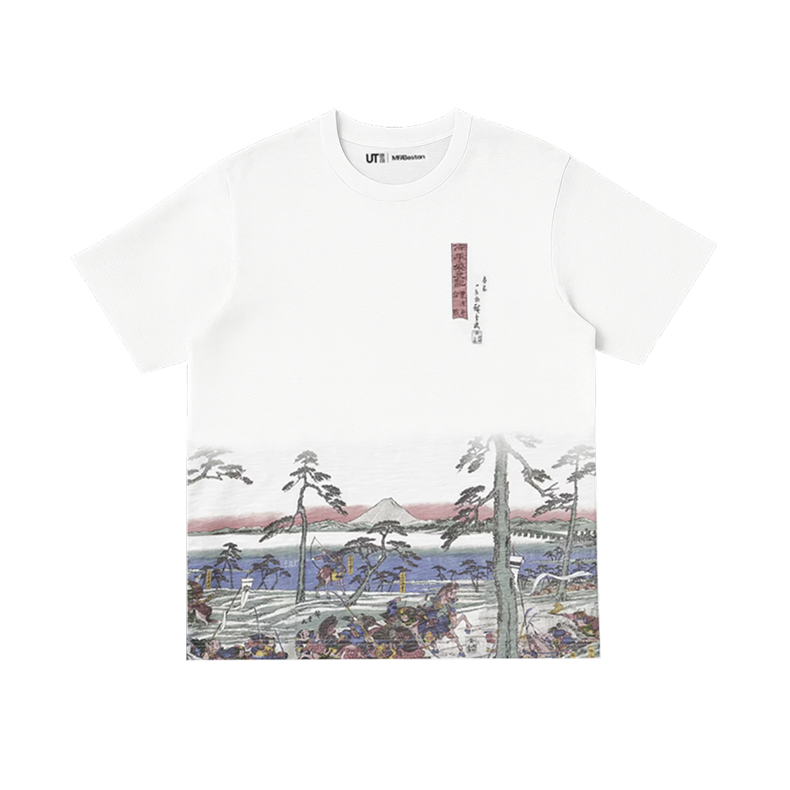 480948-01 / 488894-01 Uniqlo UT x Museum of Fine Arts, Boston UKIYO-E Heroes Graphic T-Shirt Off White