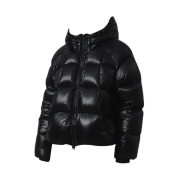 (W) Musinsa Standard City Leisure Sheer Ripstop Hooded Down Jacket Black