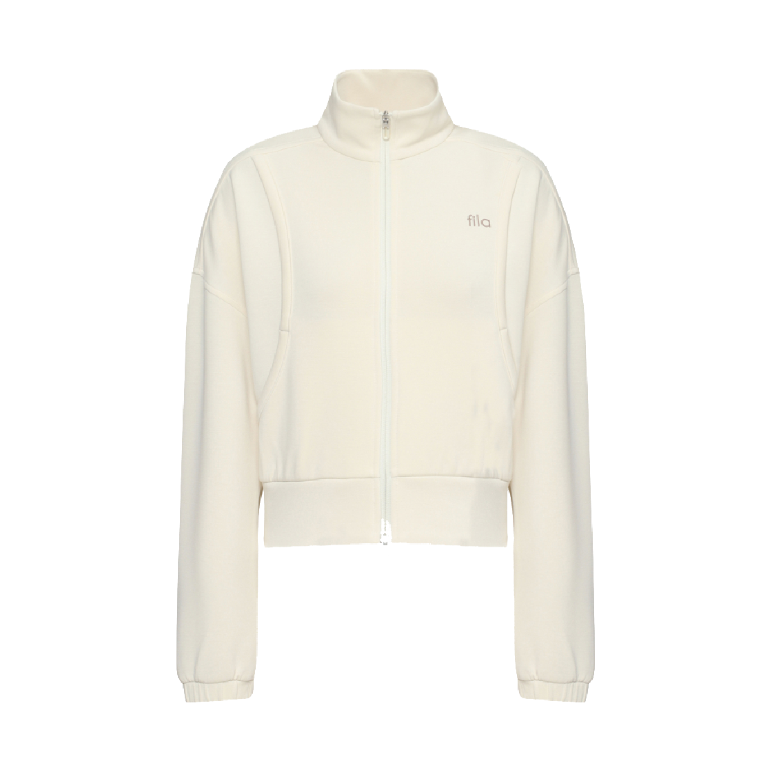 1100FS254FT02F003150 [6% 적립] FILA Women Soft Touch Balloon Fit Hood Zip-Up Crea