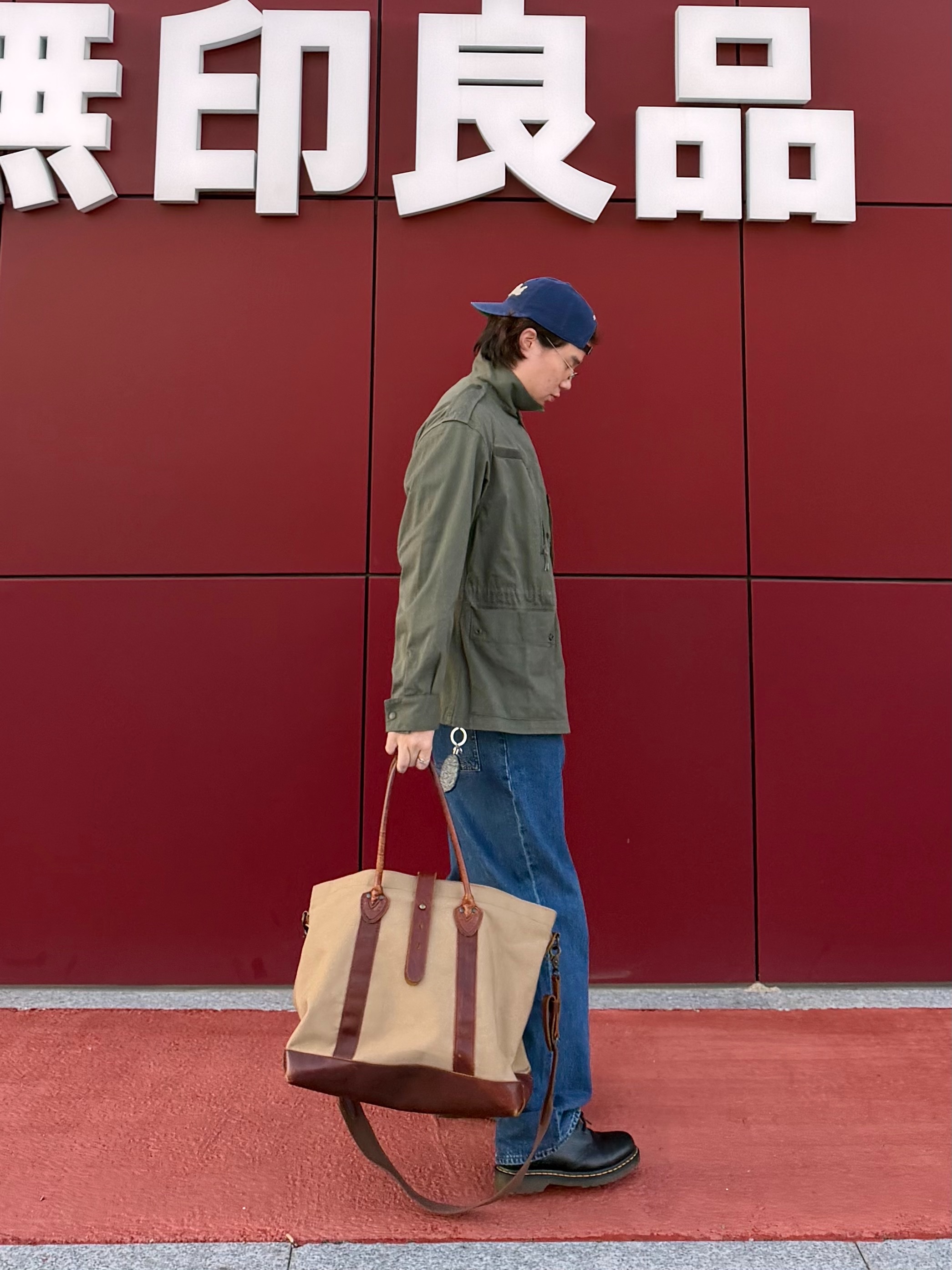 [20% 적립] Polo Ralph Lauren Applique Twill Ball Cap Newport Navy - 25SS, Dr. Martens 1461 Smooth Black 착용 스타일 - 3