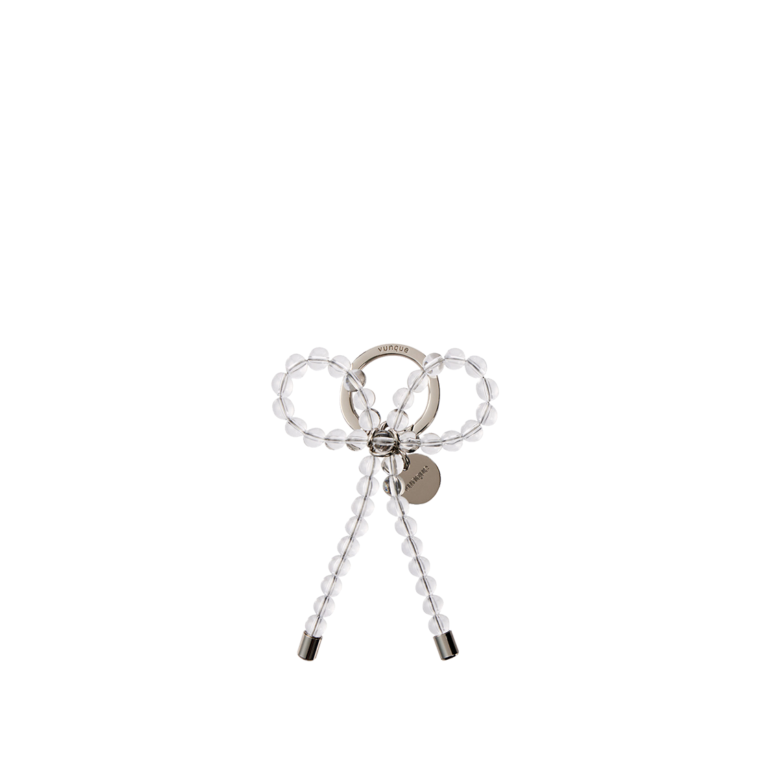 분크 펄 리본 참 클리어(vunque Pearl Ribbon Charm Clear)