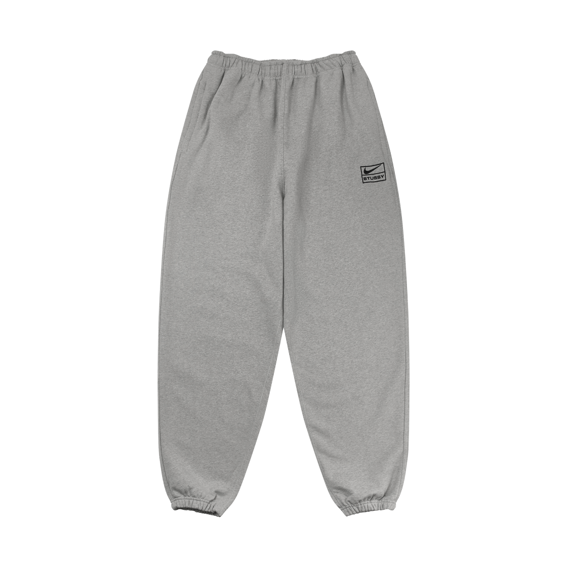 나이키 x 스투시 플리스 팬츠 그레이 헤더 (FN5232-050)(Nike x Stussy Fleece Pants Grey Heather (FN5232-050))