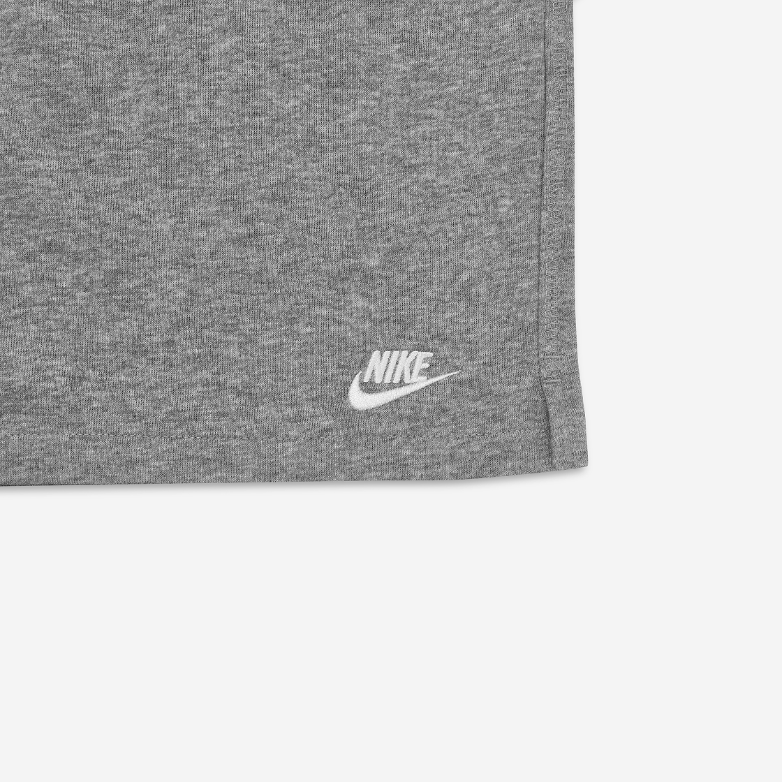 나이키 클럽 프렌치 테리 플로우 쇼츠 다크 그레이 헤더 라이트 스모크 그레이 - 아시아(Nike Club French Terry Flow Shorts Dark Grey Heather Light Smoke Grey - Asia) - 3