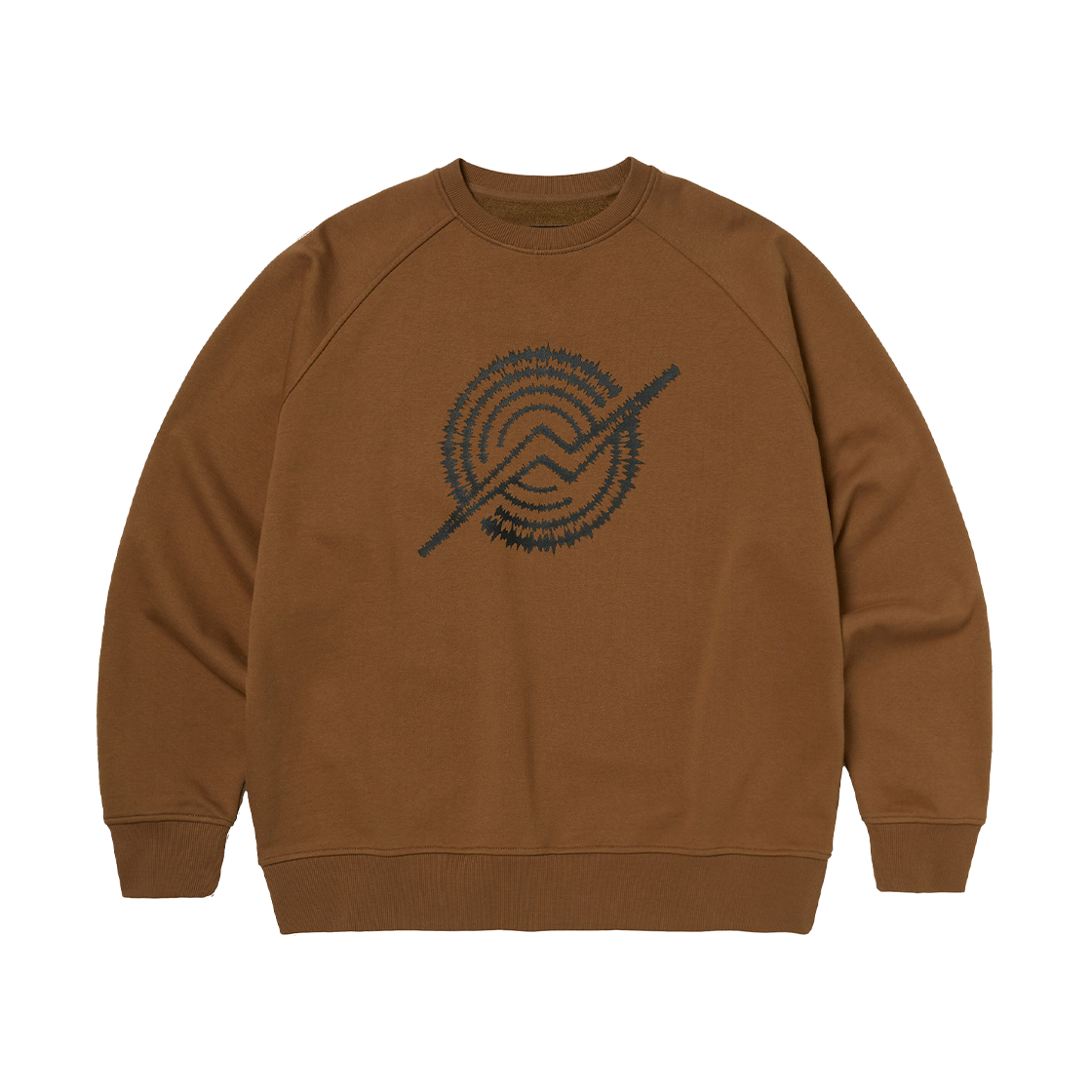 KB3SW1306MBR KALA PATTHAR Kp Signature Front Logo Sweatshirt Brown