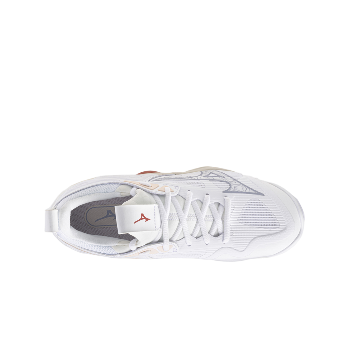 (W) 미즈노 웨이브 모멘텀 3 화이트 알류샨((W) Mizuno Wave Momentum 3 White Aleutian) - 2