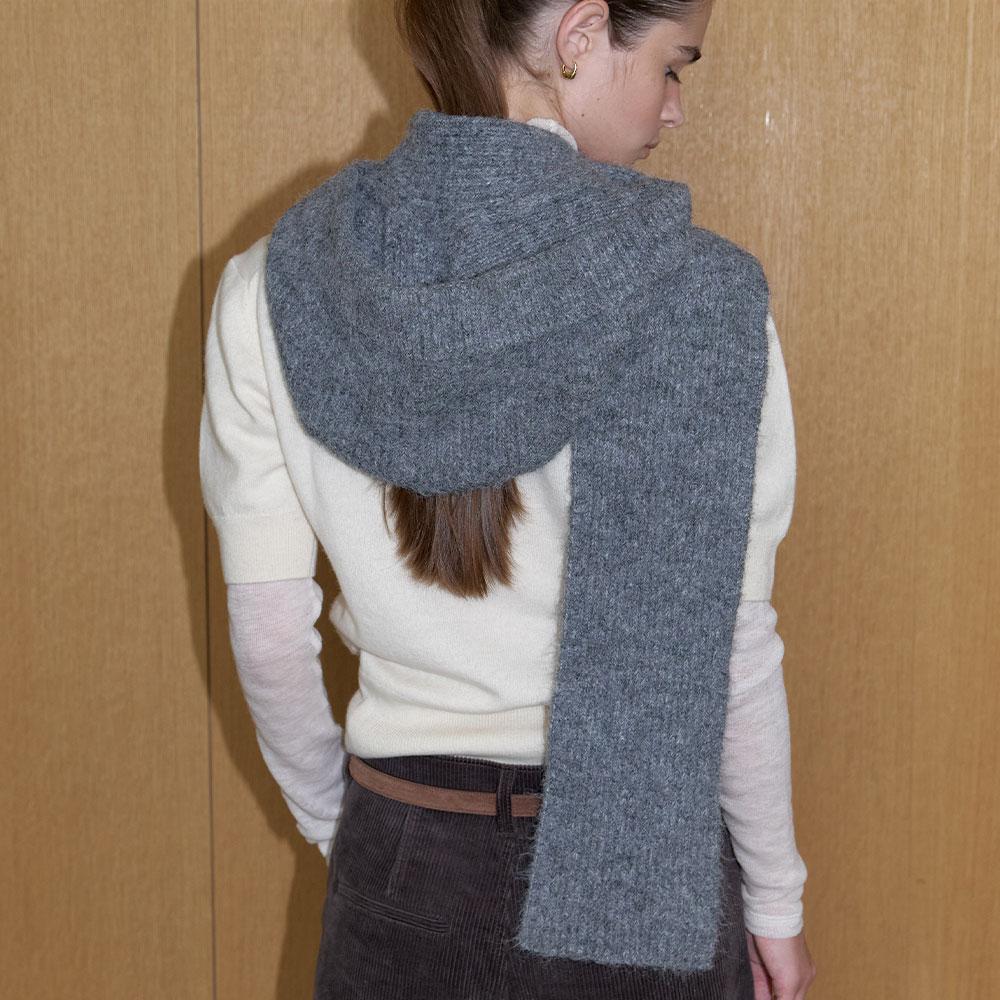 러브미몬스터 모도리 머플러 차콜(lovememonster Modory Muffler Charcoal) - 3