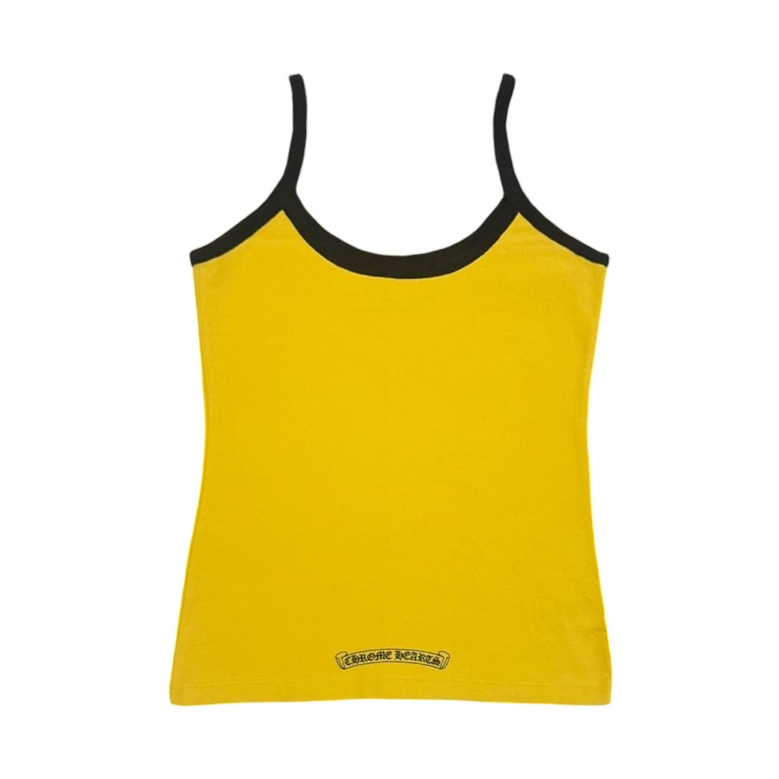 (W) 크롬하츠 홀스슈 로고 탱크 옐로우 블랙((W) Chrome Hearts Horseshoe Logo Tank Yellow Black) - 2