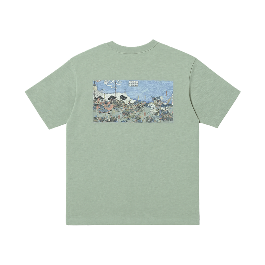 유니클로 UT x 보스턴 미술관 우키요에 히어로즈 그래픽 티셔츠 그린 - JP(Uniqlo UT x Museum of Fine Arts, Boston UKIYO-E Heroes Graphic T-Shirt Green - JP) - 2