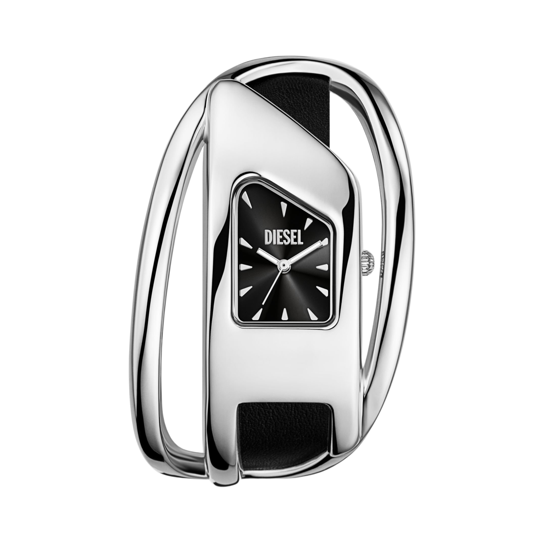 DZ5627 Diesel Dz5627 Wrap-D Quartz Three-Hand 44mm Leather Silver Black
