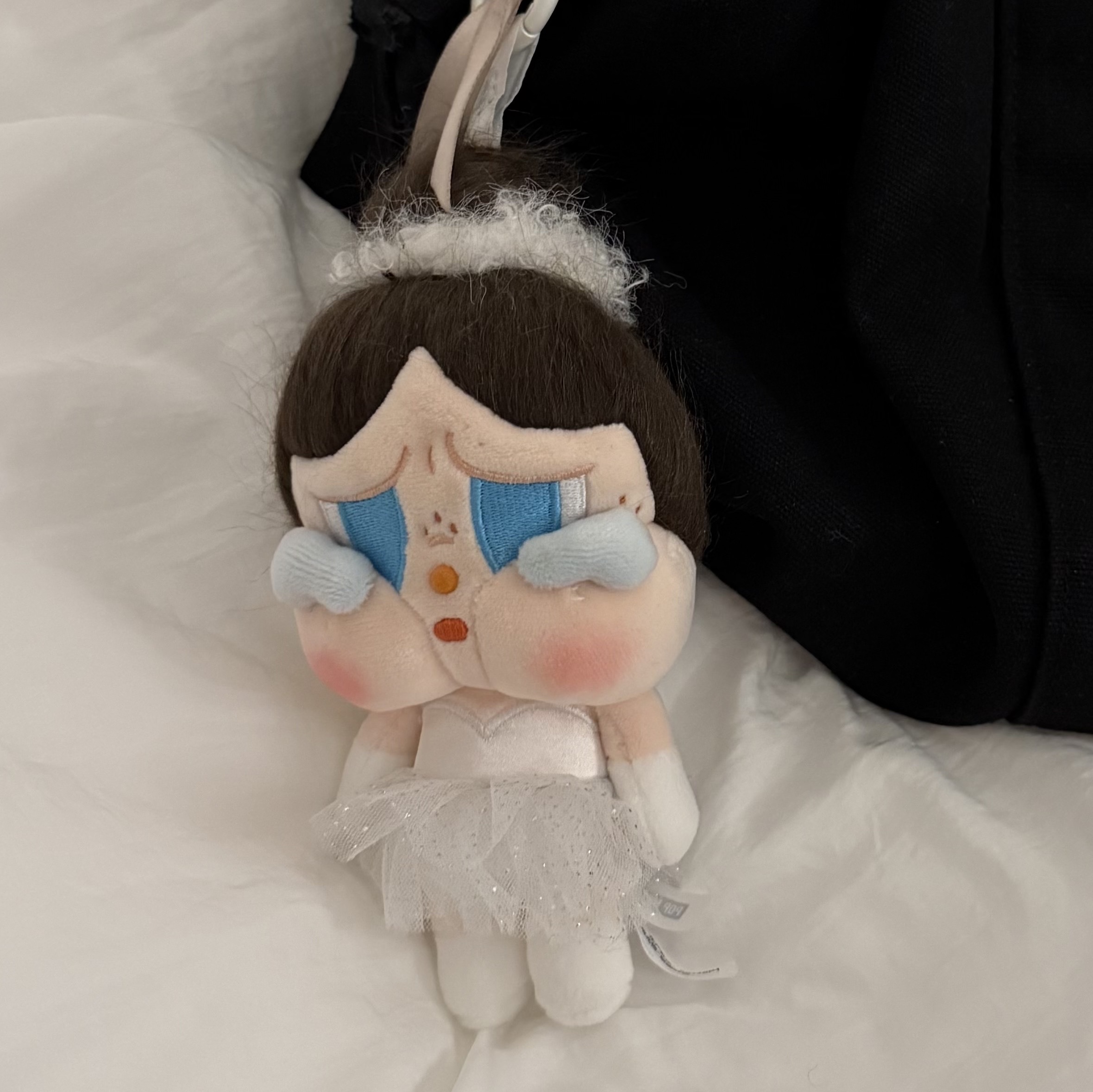 Pop Mart Crybaby Shiny Shiny Series Plush Pedant Blister Pack 착용 스타일 - 1