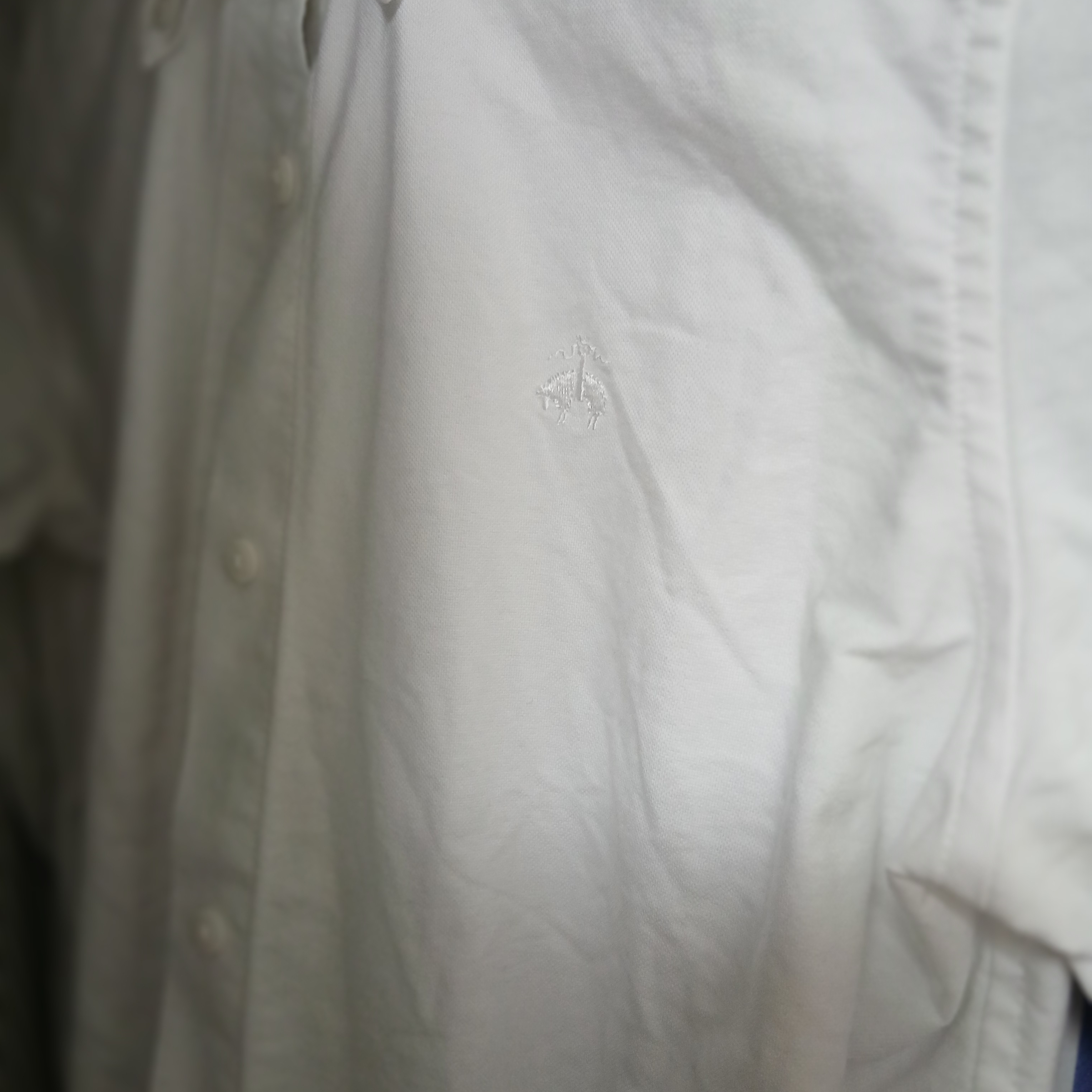 Brooks Brothers Button-Down Shirt Grey 착용 스타일 - 10