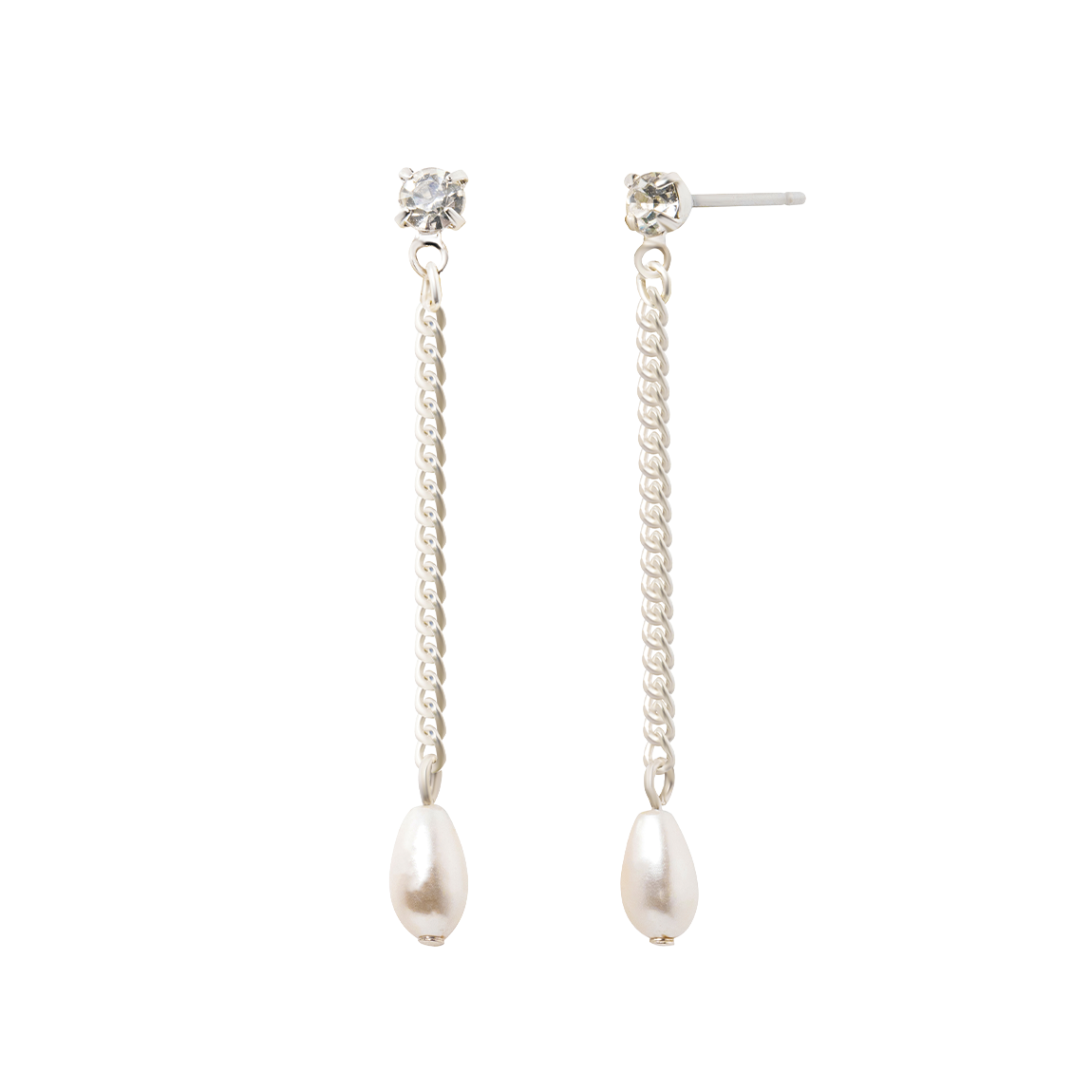 L253MER020 lovememonster Pearl Drops Middle Earrings B_Cubic