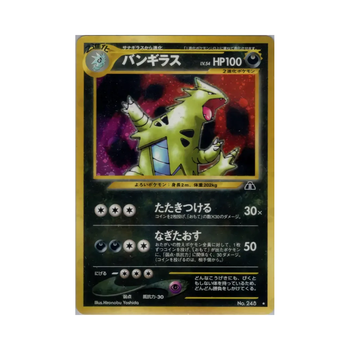 NO248 Pokemon TCG Tyranitar R Crossing The Ruins... (Japanese Ver.)