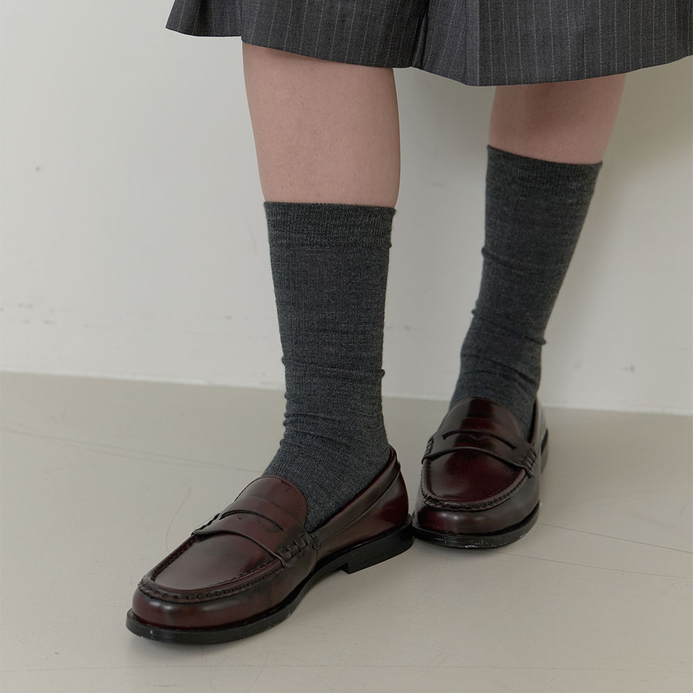 러브미몬스터 파파스 포멀 긴 양말 차콜(lovememonster Papa'S Formal Middle Socks Charcoal) - 3