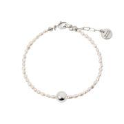 lovememonster Shining Gem & Ball Bracelet Ivory