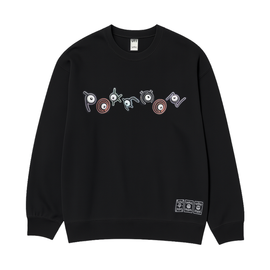 유니클로 UT x 포켓몬 카드 게임 스웨트셔츠 블랙 - JP(Uniqlo UT x Pokemon Card Game Sweatshirt Black - JP)